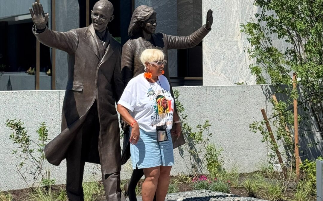 Crowds gather in Chicago to celebrate Juneteenth, new presidential library